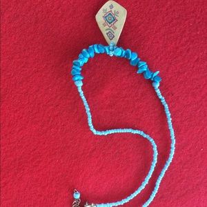Turquoise stone necklace